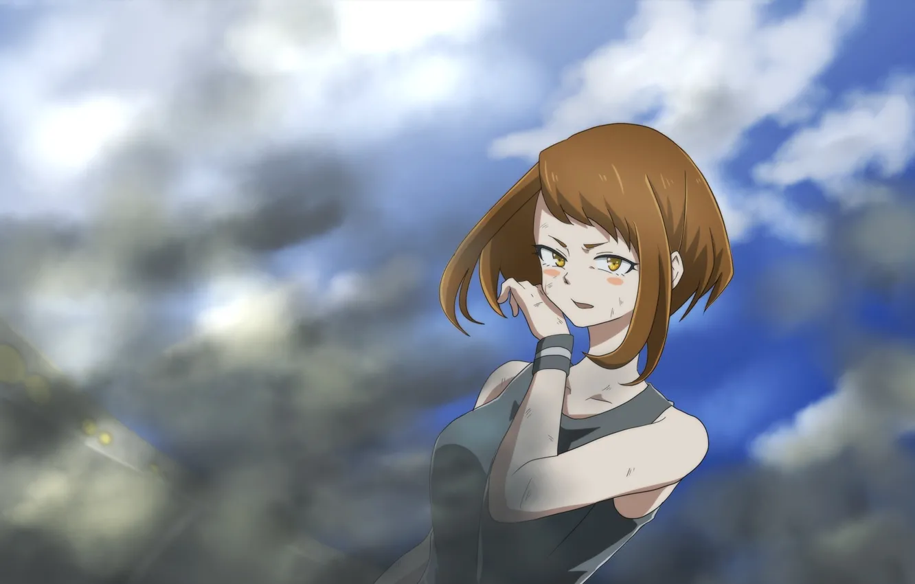 Photo wallpaper girl, dust, Boku no Hero Academy, My hero Academy, Uraraka, Ochako