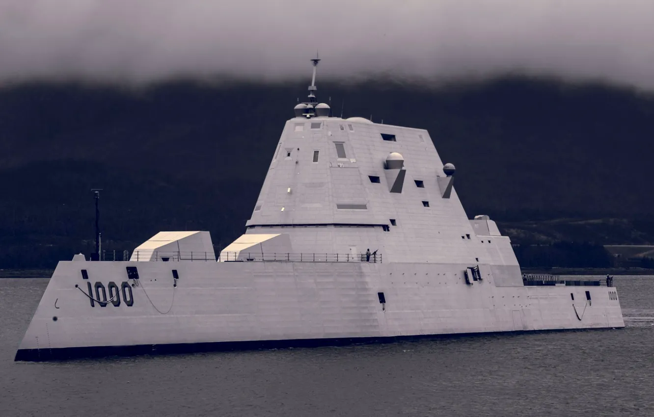 Photo wallpaper destroyer, Navy, Zumwalt