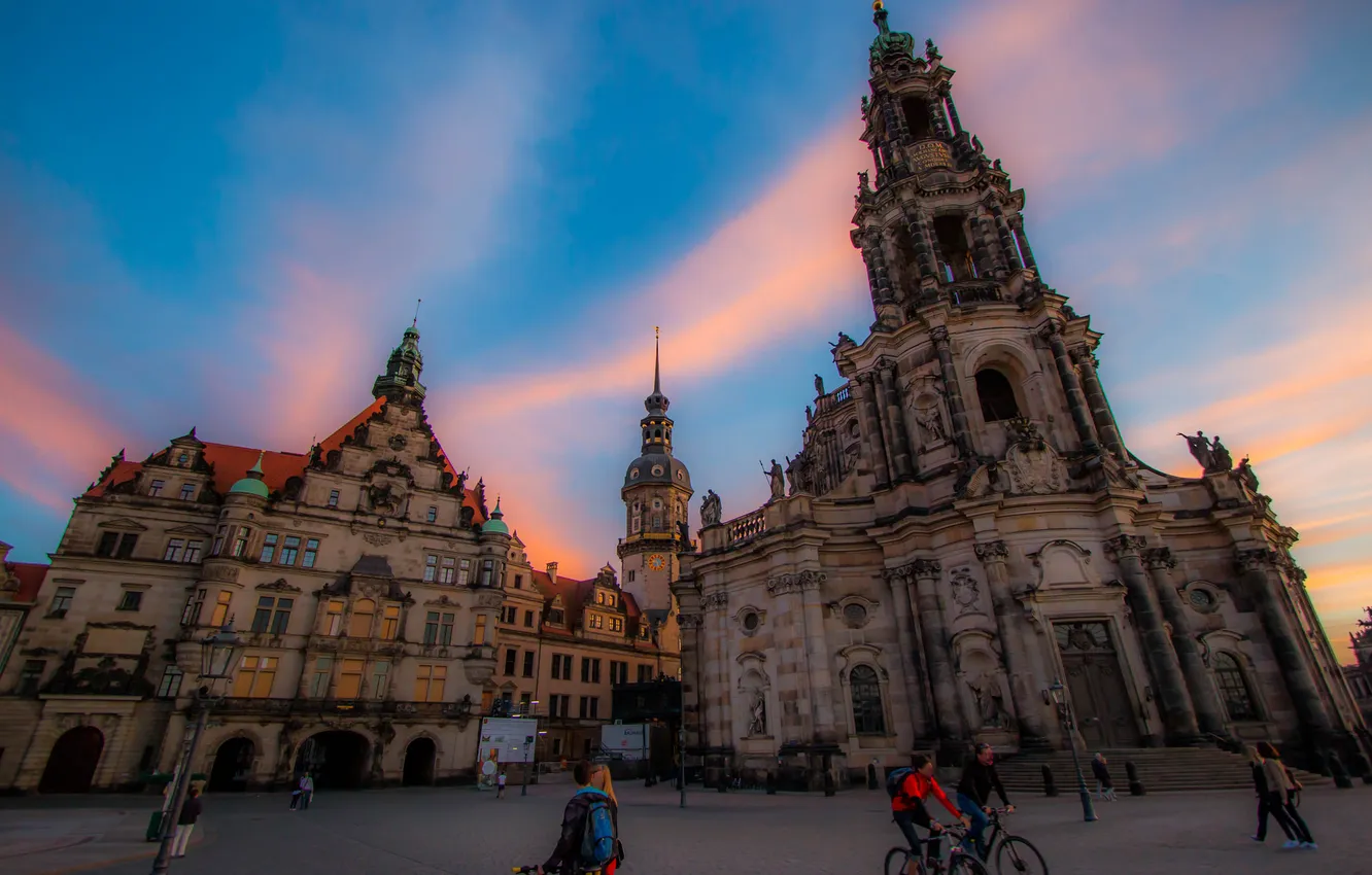 Photo wallpaper people, home, Germany, Dresden, area