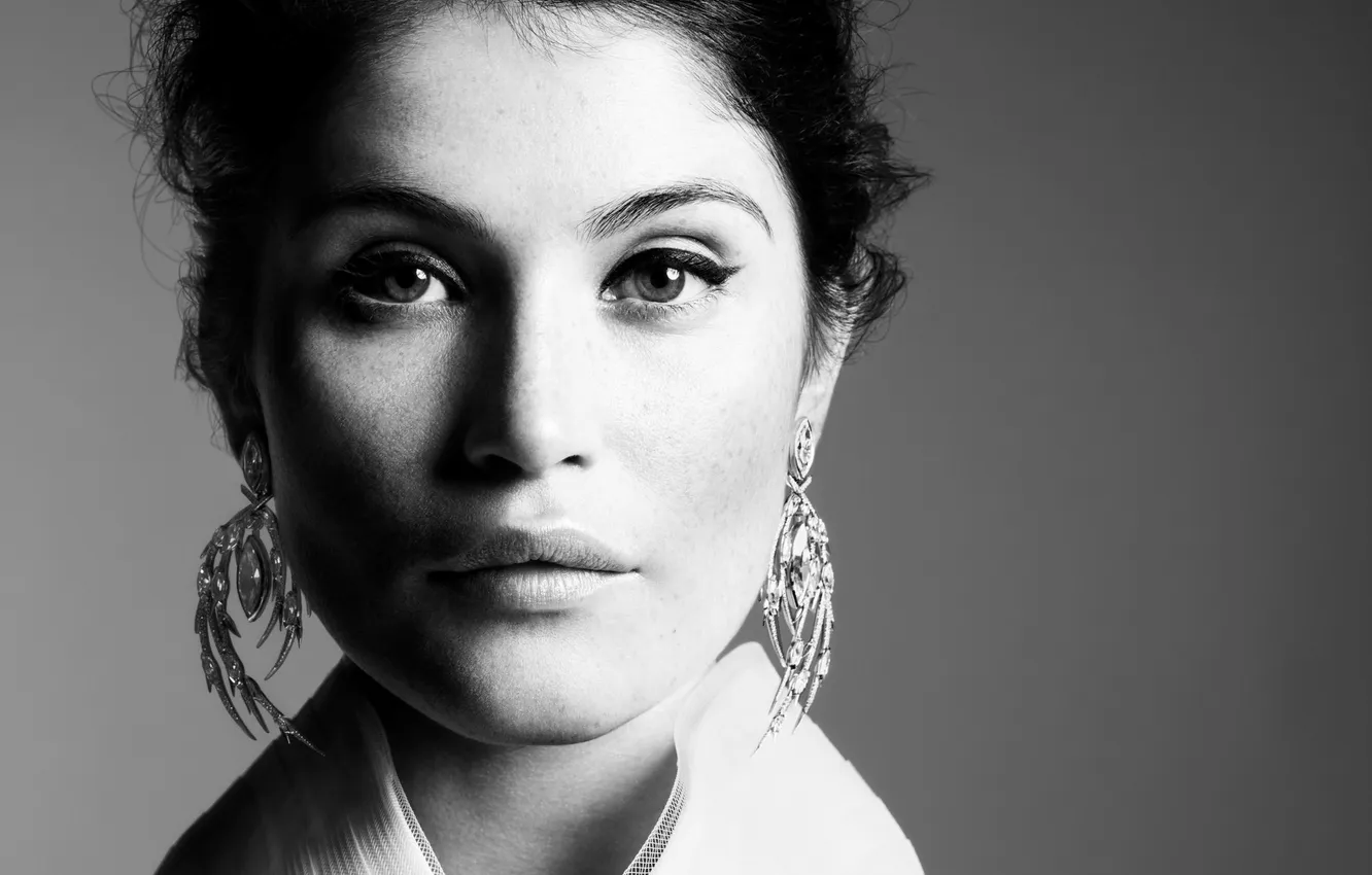 Photo wallpaper actress, black and white, photoshoot, Gemma Arterton, Gemma Arterton, Vanity Fair