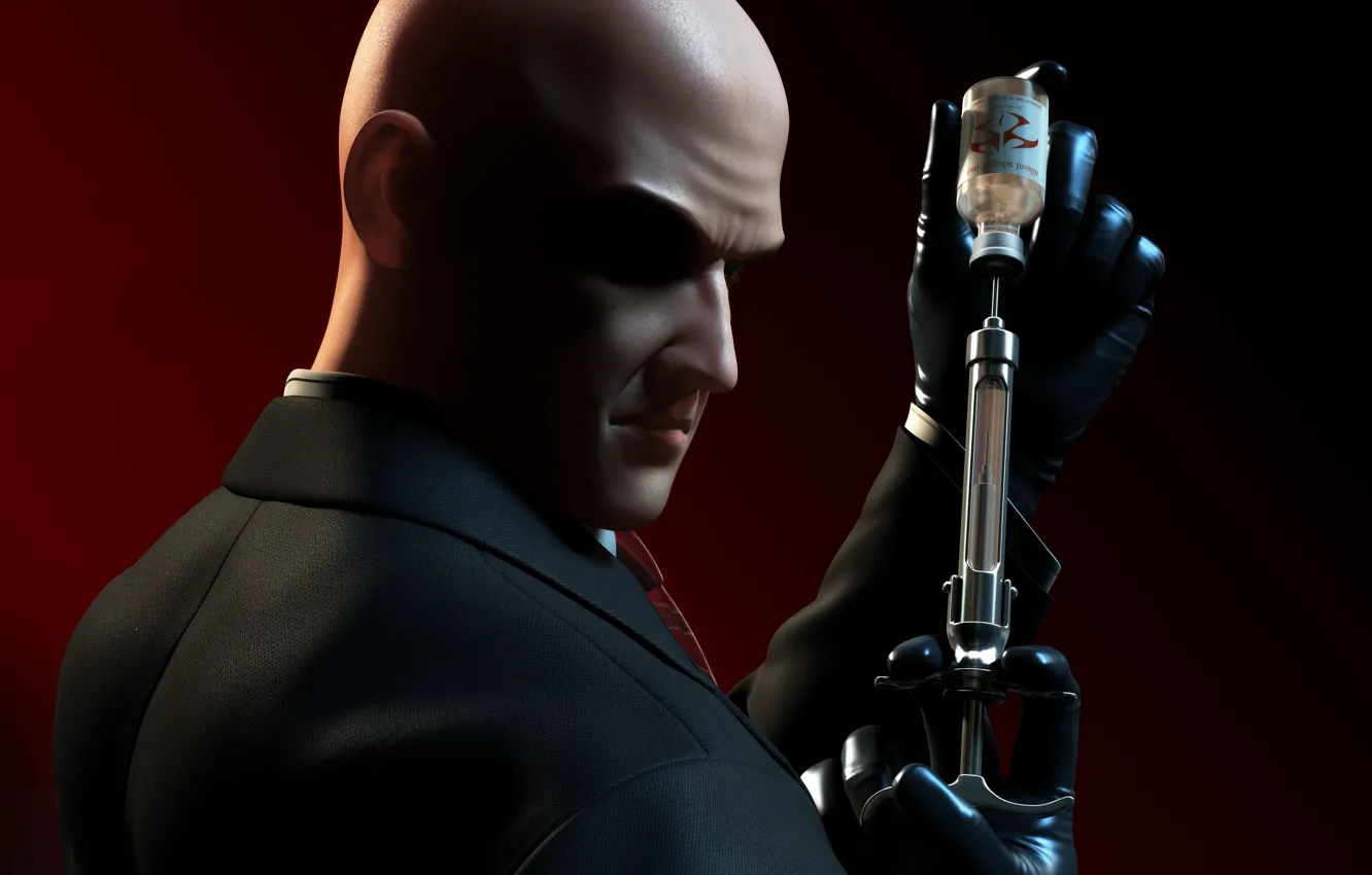 Photo wallpaper bald, Hitman, killer, assassin, Agent 47, Killer, Hitman Contracts