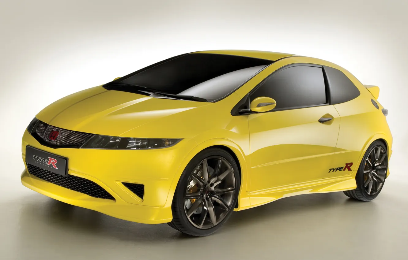 Photo wallpaper Civic Type-R, the concept car, Honda Civic Type-R Concept, 2006, Concept, Honda, coupe