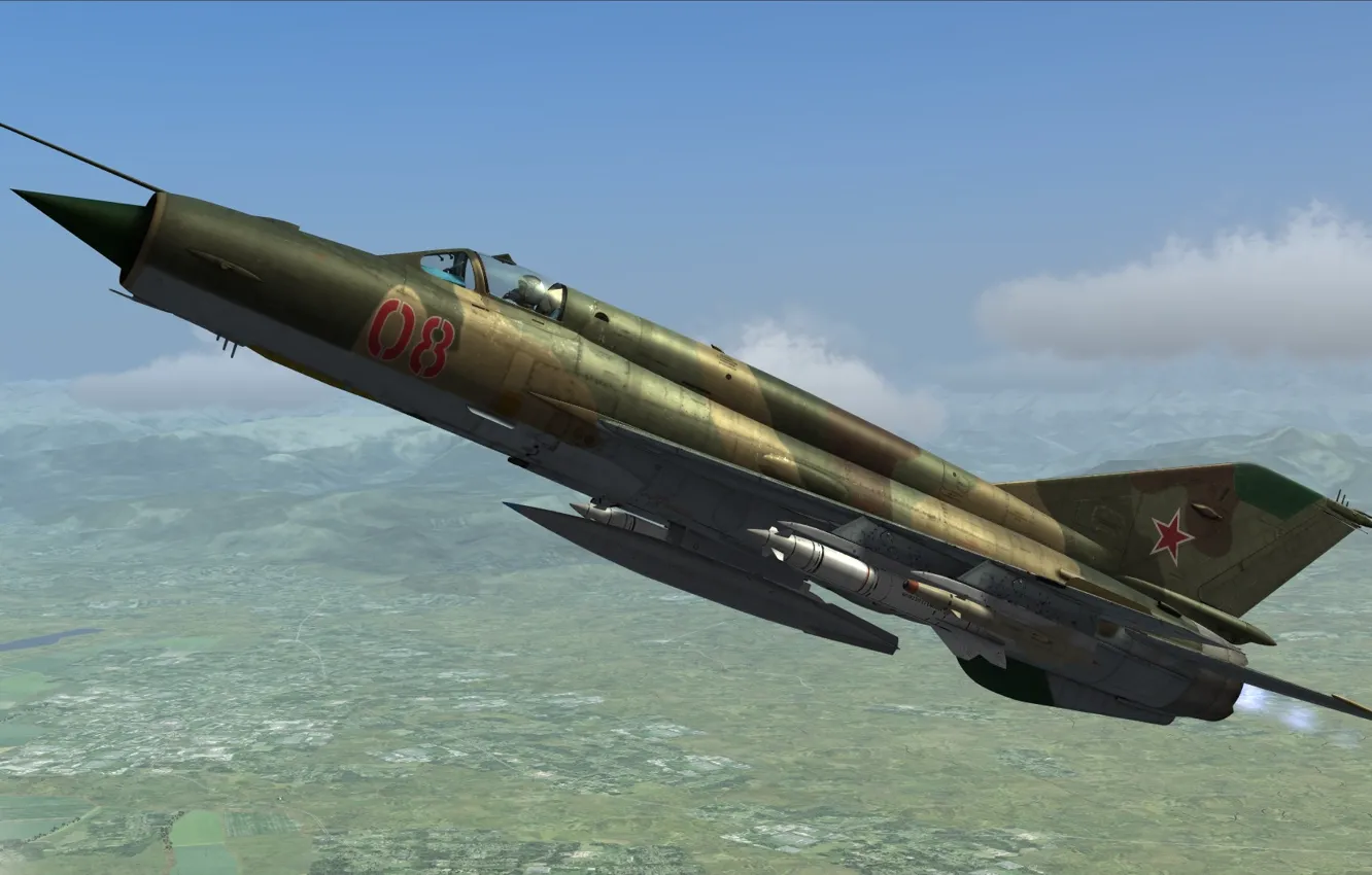 Photo wallpaper KB MiG, MiG-21bis, Frontline fighter