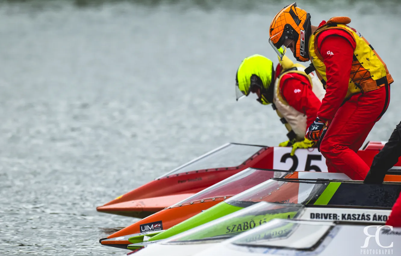 Photo wallpaper race, boat, speed