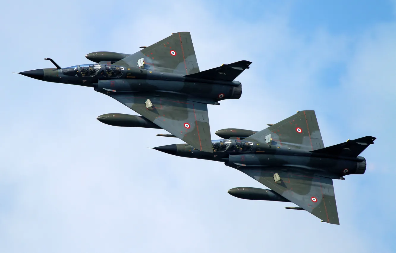 Photo wallpaper flight, fighter, multipurpose, Mirage 2000N, "Mirage"