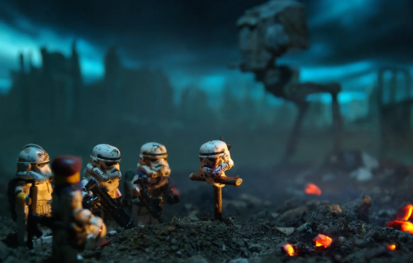 Photo wallpaper death, Star Wars, star wars, attack, Stormtrooper