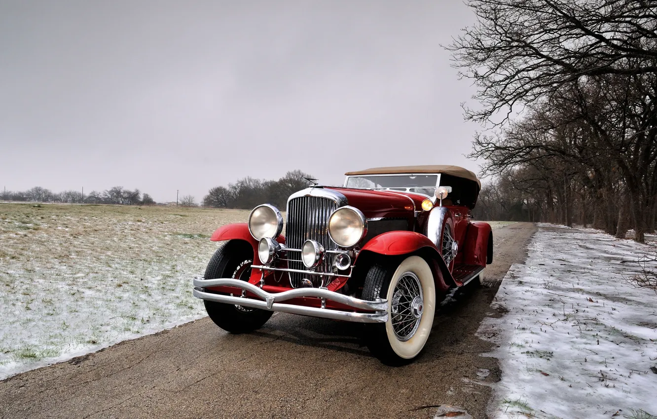 Photo wallpaper 1932, Duesenberg, LWB, Phaeton, LaGrande-Union City, Duesenberg, Duesy, Dual Cowl