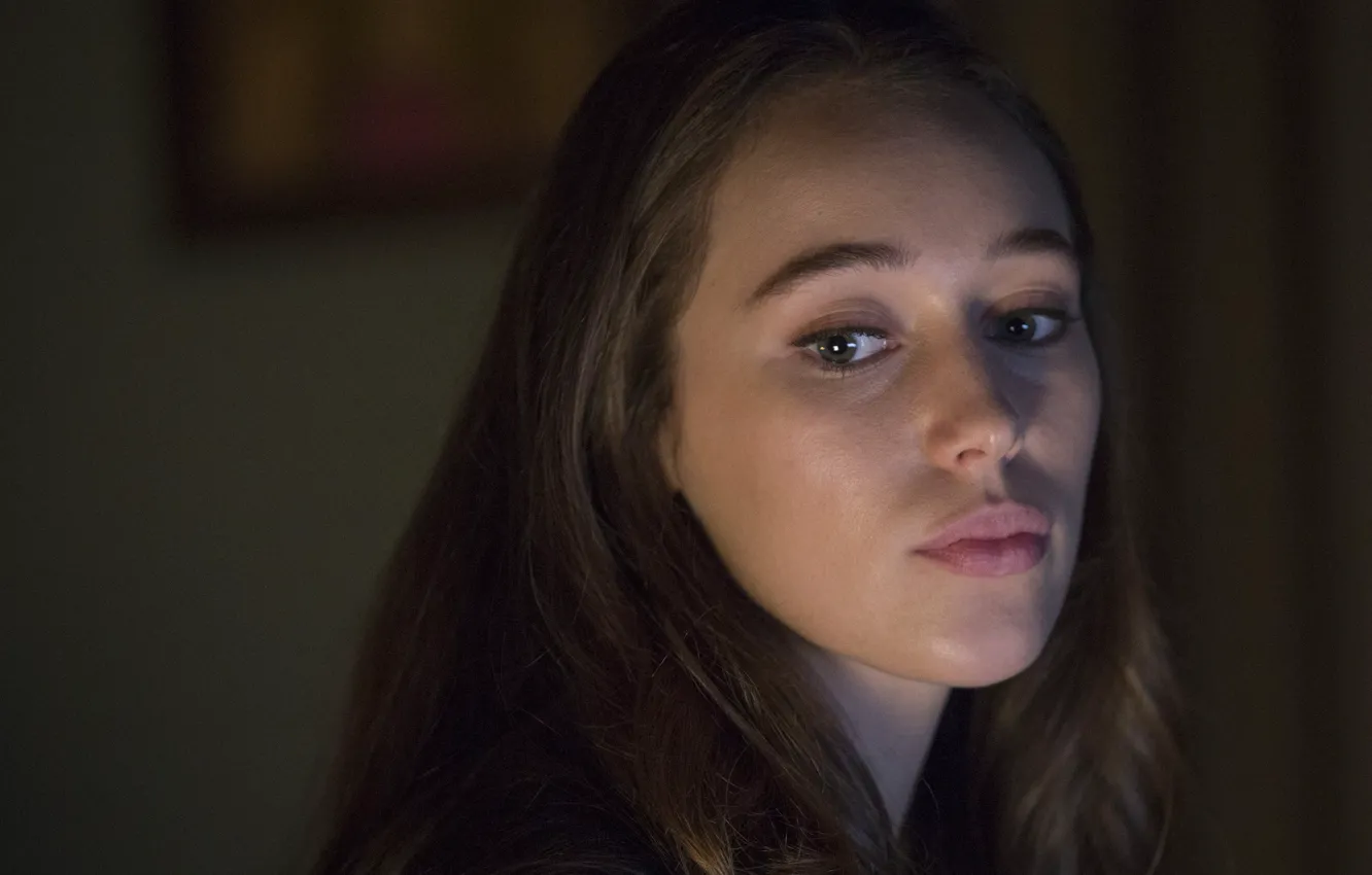 Photo wallpaper eyes, girl, darkness, the pupil, actress, nose, lips, eyebrows