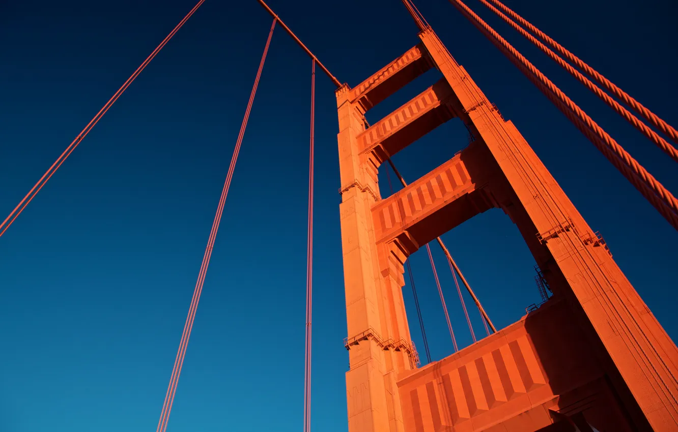 Photo wallpaper USA, San Francisco, Golden Gate Tower