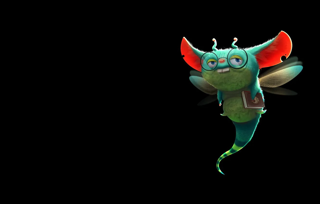 Photo wallpaper fantasy, art, glasses, book, hall, Hsu, Final Fable