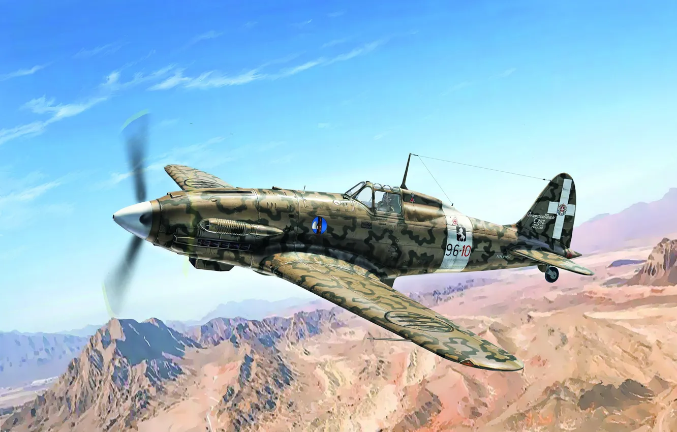 Photo wallpaper fighter, Italy, Piston aircraft, Macchi C. 202, Combat aircraft