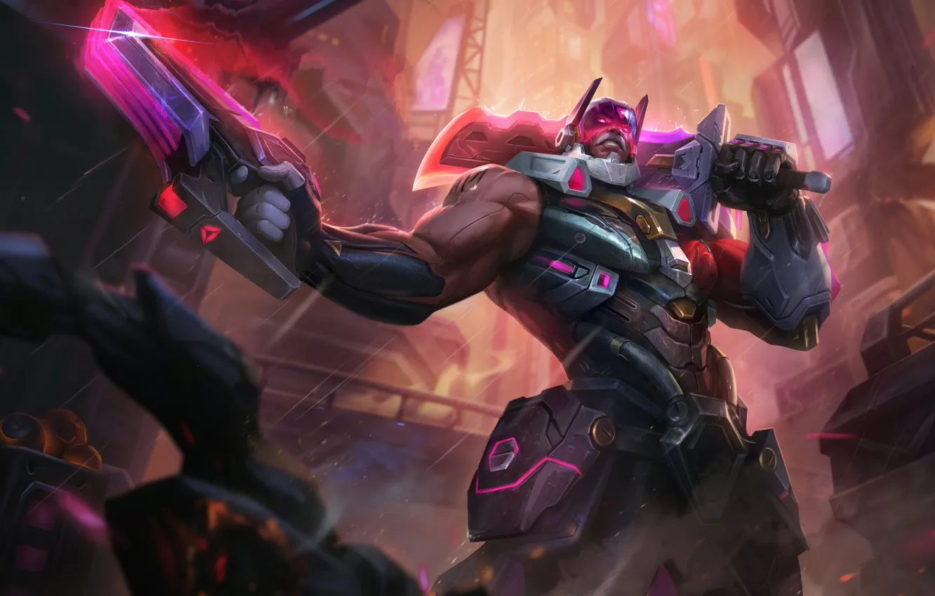 Photo wallpaper art, League of Legends, Gangplank, LoL, skin, Project Gangplank