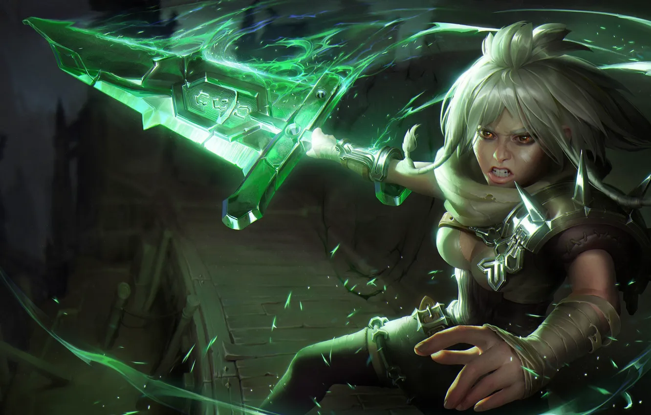 Photo wallpaper the game, fantasy, Illustrator, Riven - Splash Fan Art, Max Schulz
