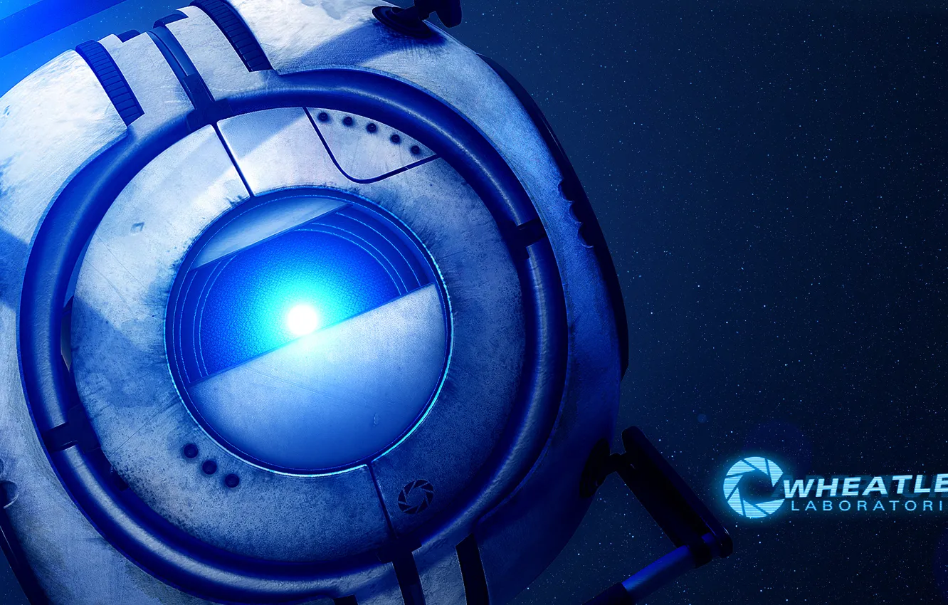 Photo wallpaper Portal 2, Wheatley, Whitley, for, making, About Wheatley I forgive you, wrong, created