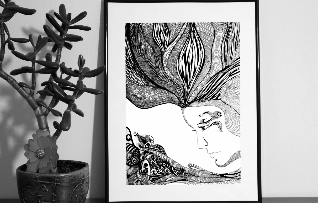 Photo wallpaper fiction, figure, different, illustration