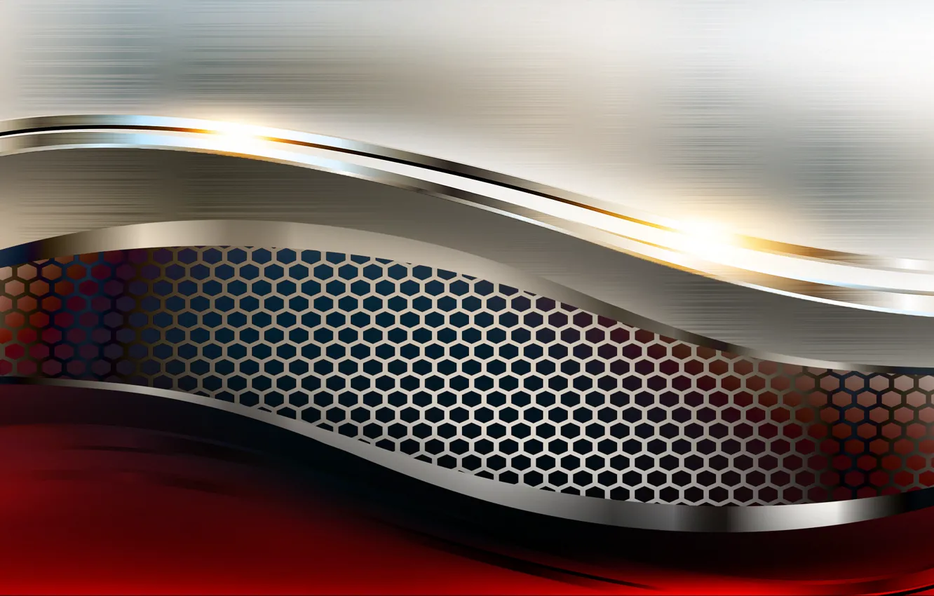 Photo wallpaper wave, line, mesh, cell