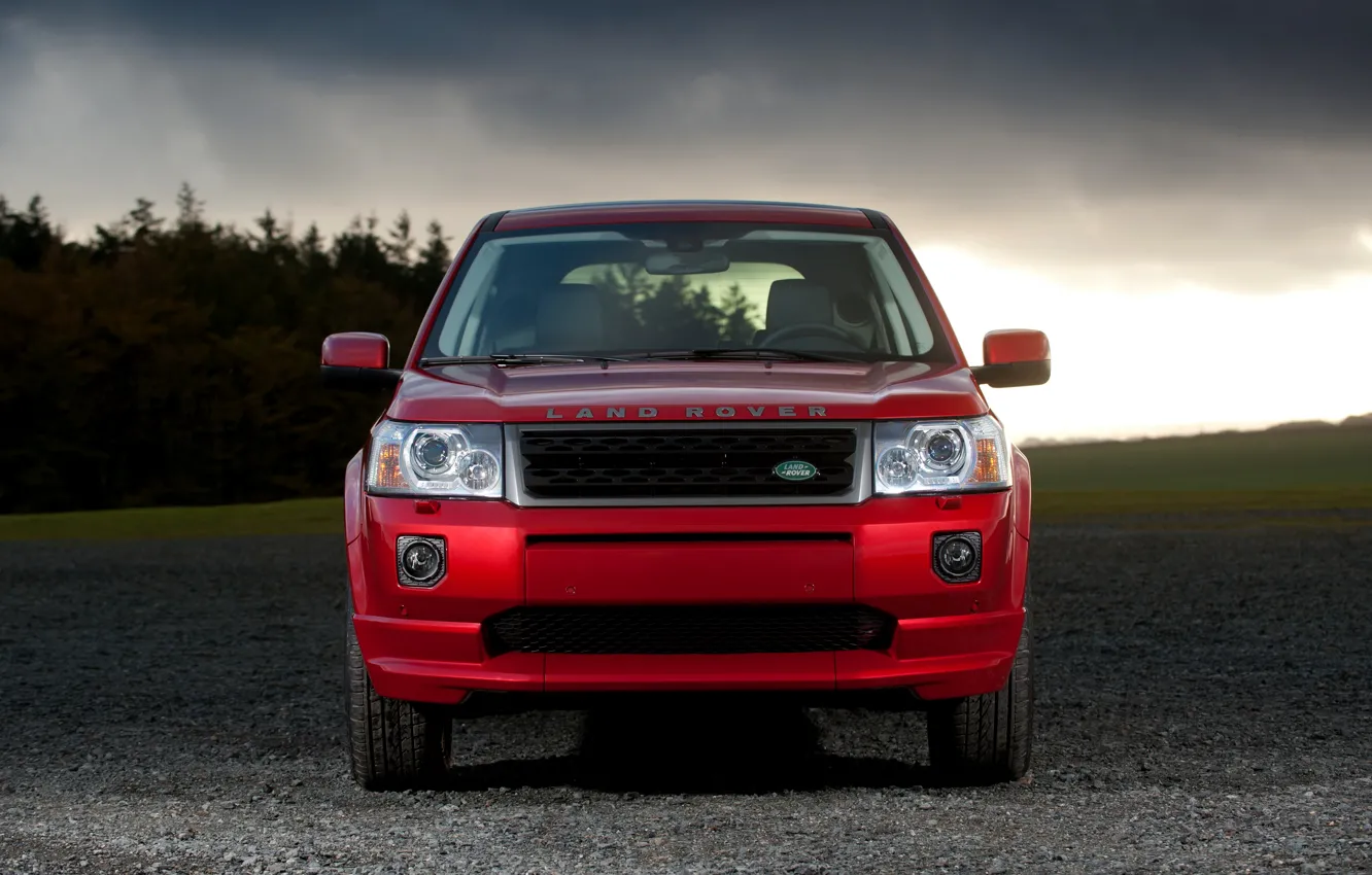 Photo wallpaper Land Rover, 2010, front view, crossover, Freelander, SUV, Freelander 2, LR2