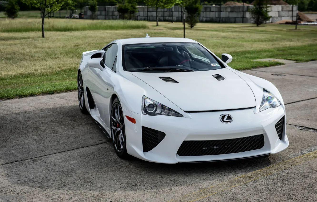 Wallpaper Car, Lexus, White, Super, Lfa For Mobile And Desktop, Section 