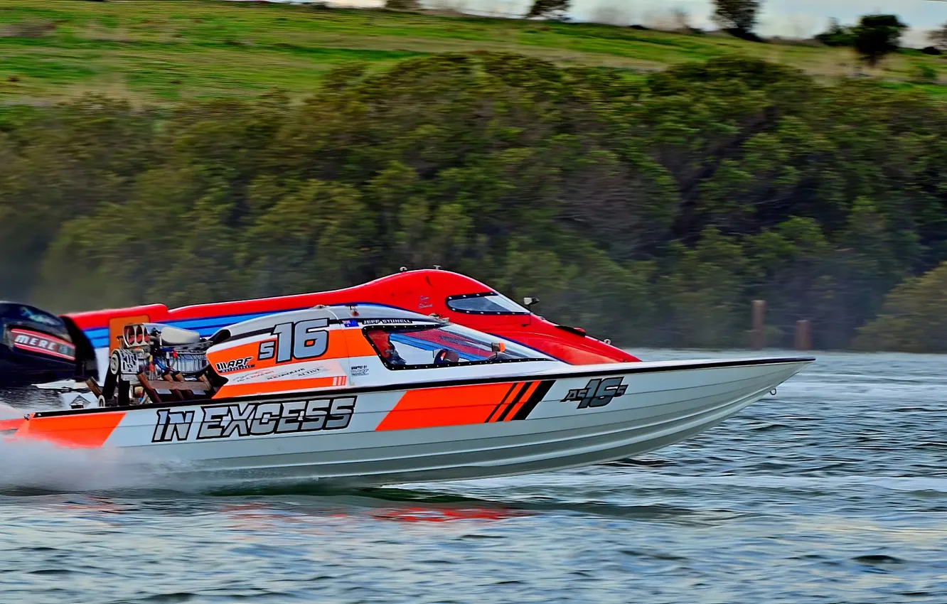 Photo wallpaper speed, boats, races