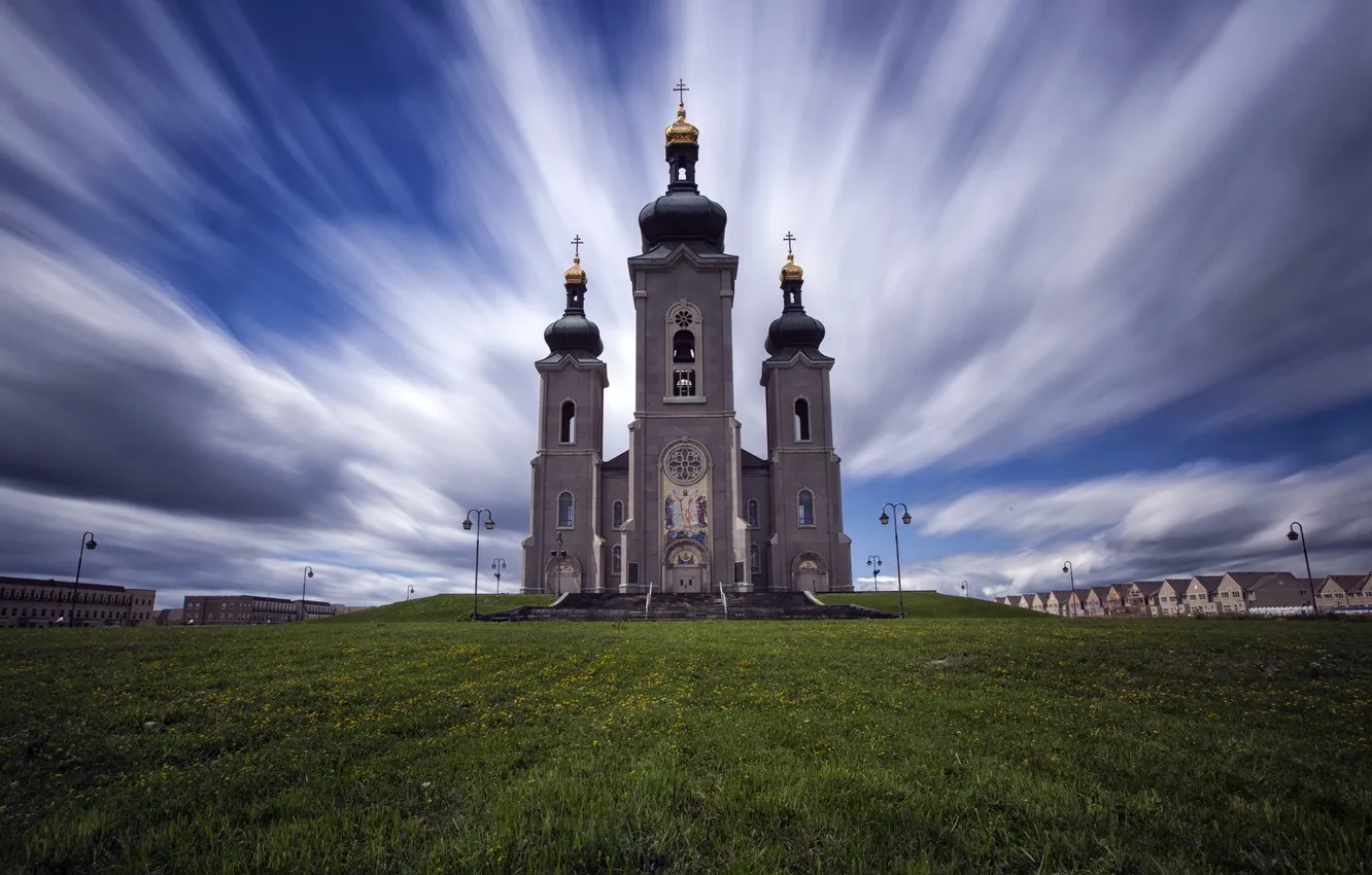Photo wallpaper the city, temple, Ontario, Markham, Slovak Catholic Church of the Transfiguration