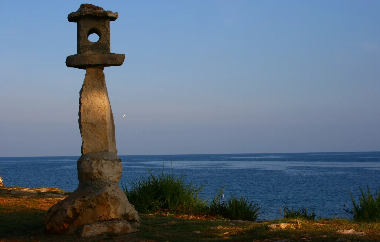 Photo wallpaper sea, summer, landscape, nature, mood, stay, morning, journey