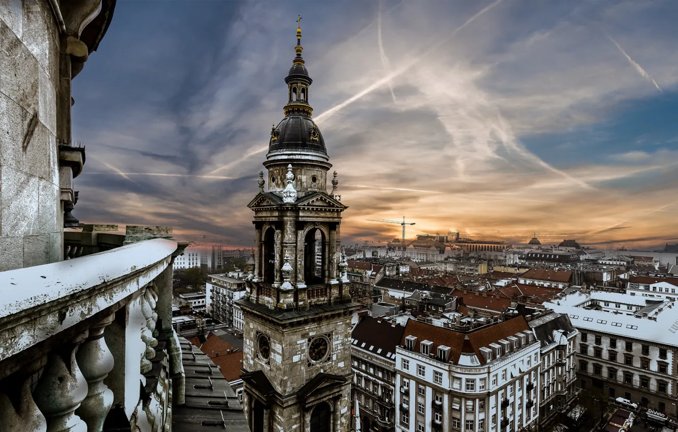 Photo wallpaper Budapest, architeccture, St Stephens Basilica