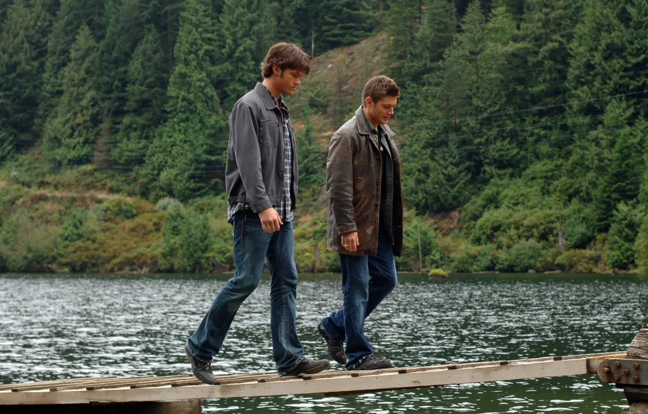 Photo wallpaper Supernatural, Sverkhizluchenie, Sam Winchester, Dean Winchester