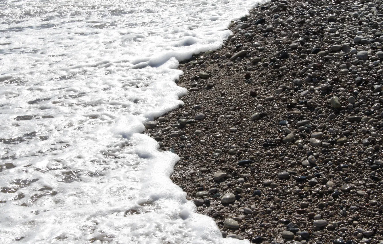 Photo wallpaper sand, sea, beach, summer, the sun, pebbles, vacation