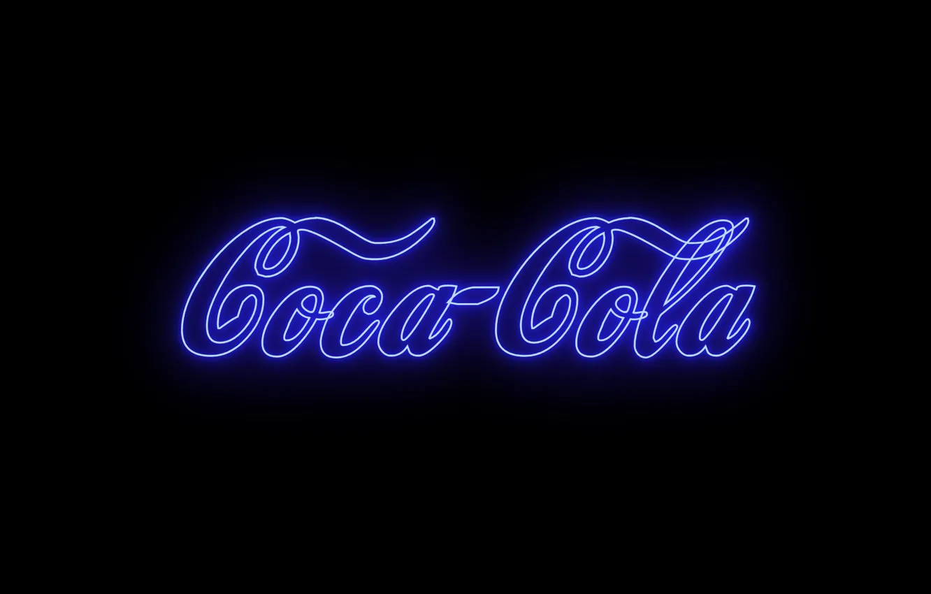 Photo wallpaper letters, background, the inscription, Wallpaper, neon, wallpaper, coca-cola, picture