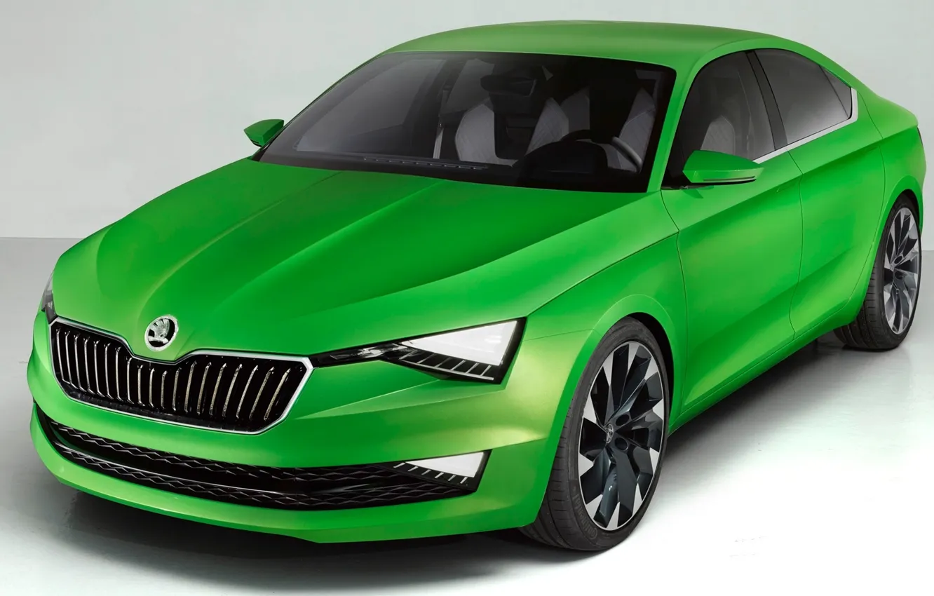 Photo wallpaper Concept, green, Skoda, (2014), Visionic