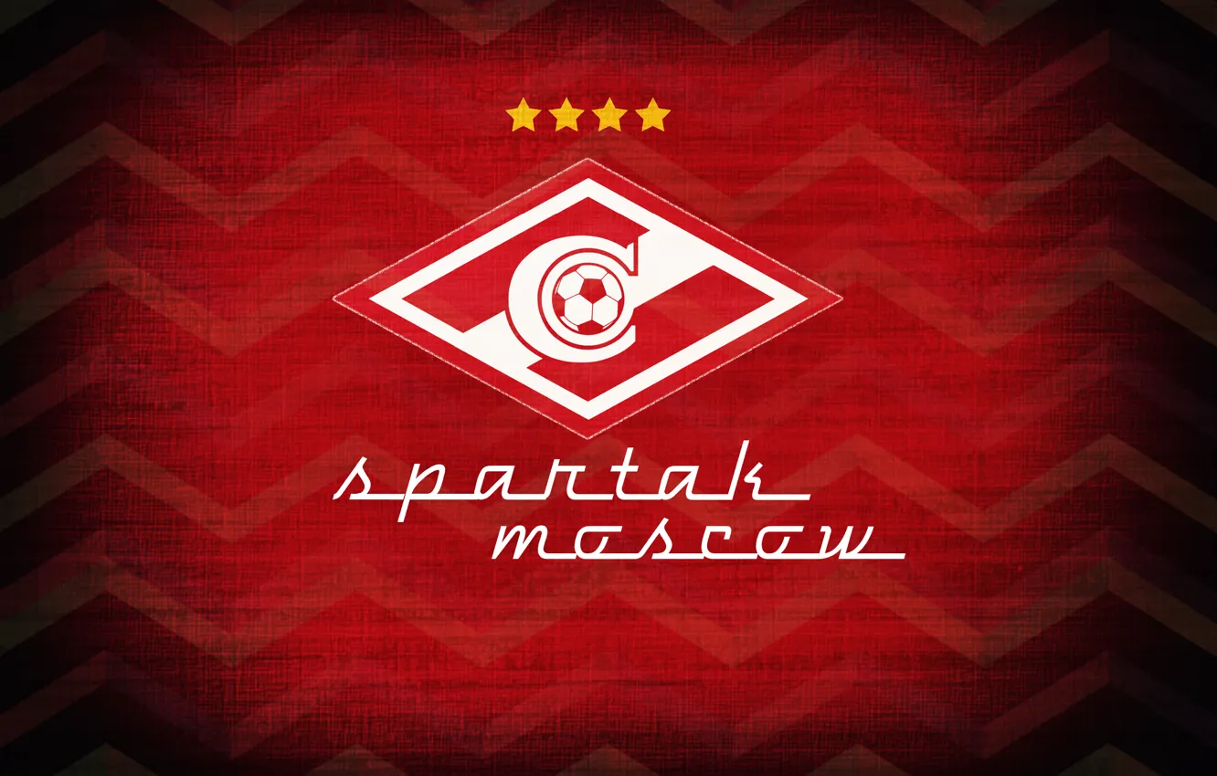 Photo wallpaper strip, logo, Moscow, red-white, Moscow, Spartacus, Spartak, Spartakmoskva
