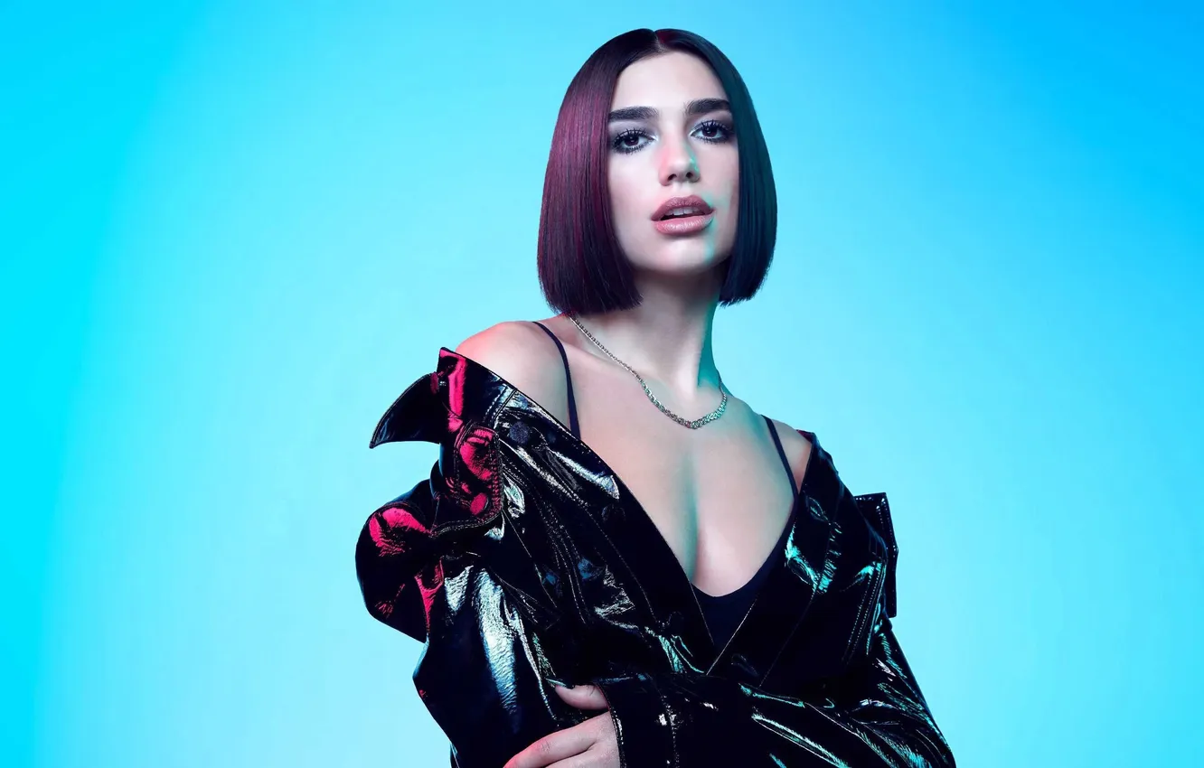 Photo wallpaper look, pose, model, makeup, figure, singer, Dua Lipa, Dua Lipa