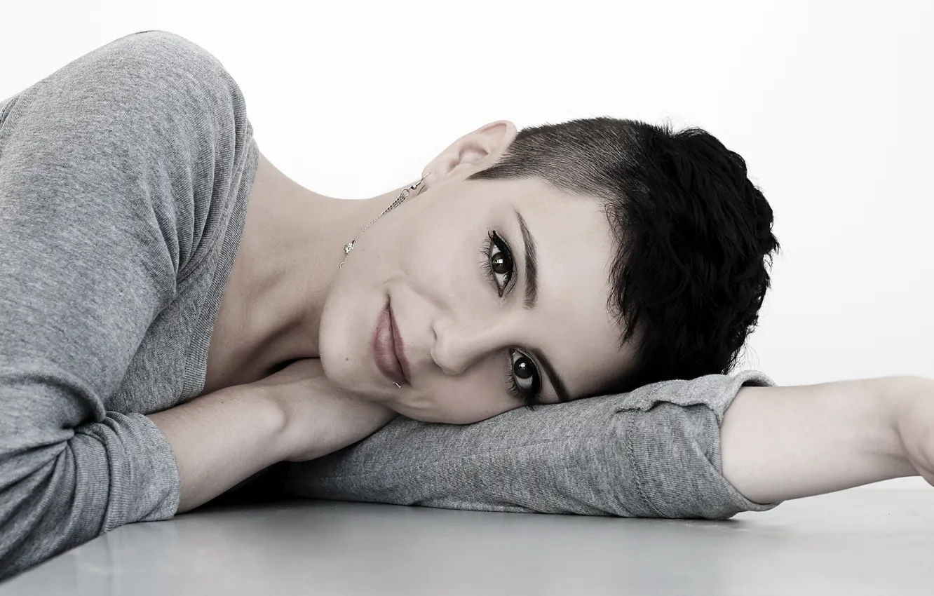 Photo wallpaper look, girl, portrait