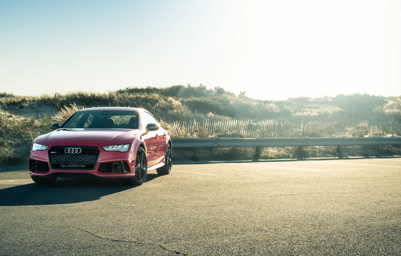 Photo wallpaper audi, RED, RS7