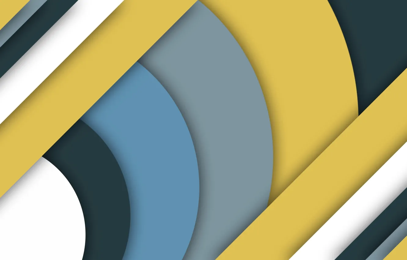 Photo wallpaper line, yellow, grey, blue, geometry, material