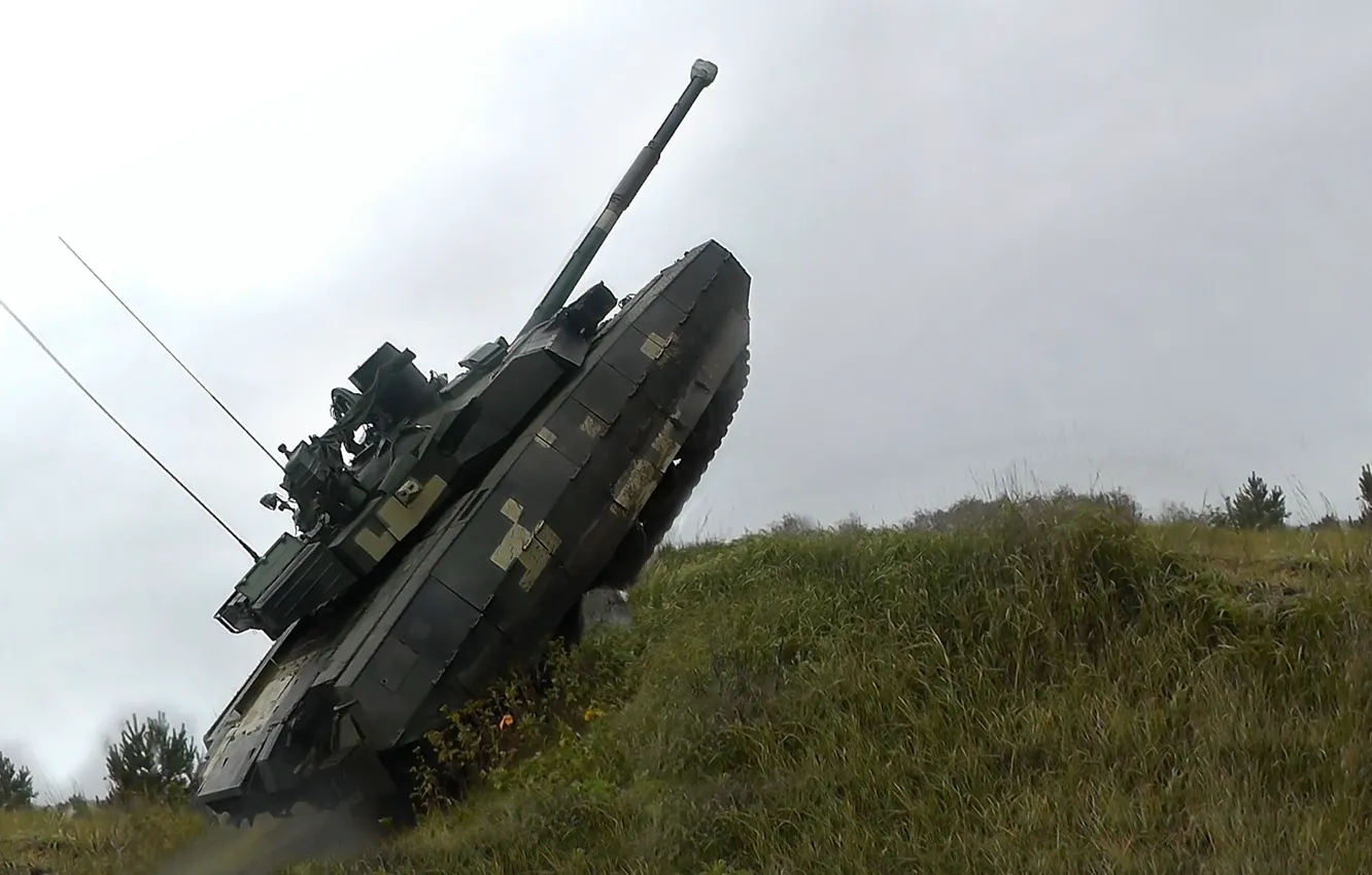 Photo wallpaper tank, Stronghold, Т84БМ