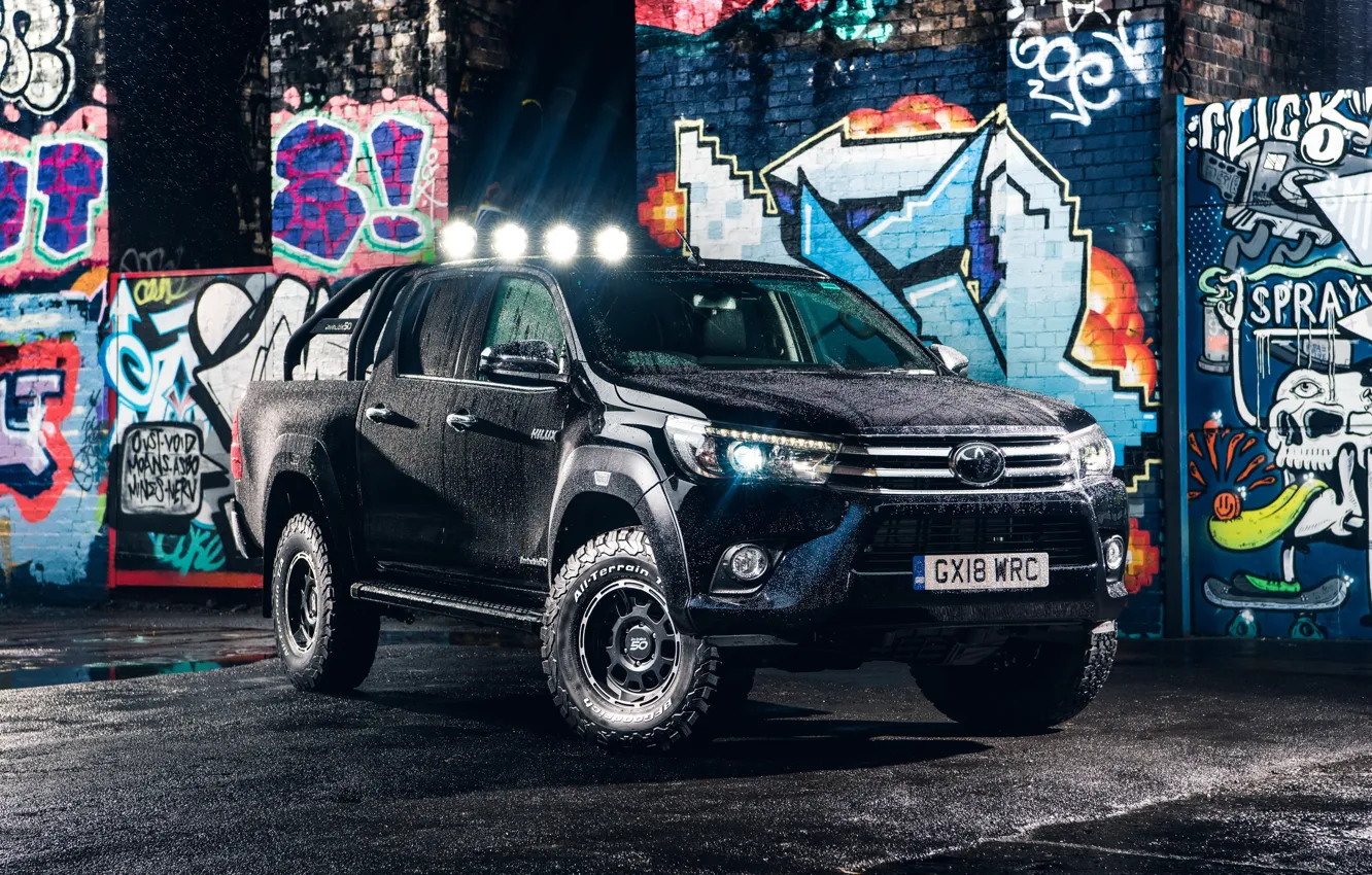 Photo wallpaper Toyota, Double Cab, Toyota Hilux, Pick Up, Invincible 50 Double Cab by Arctic Trucks, Invincible …