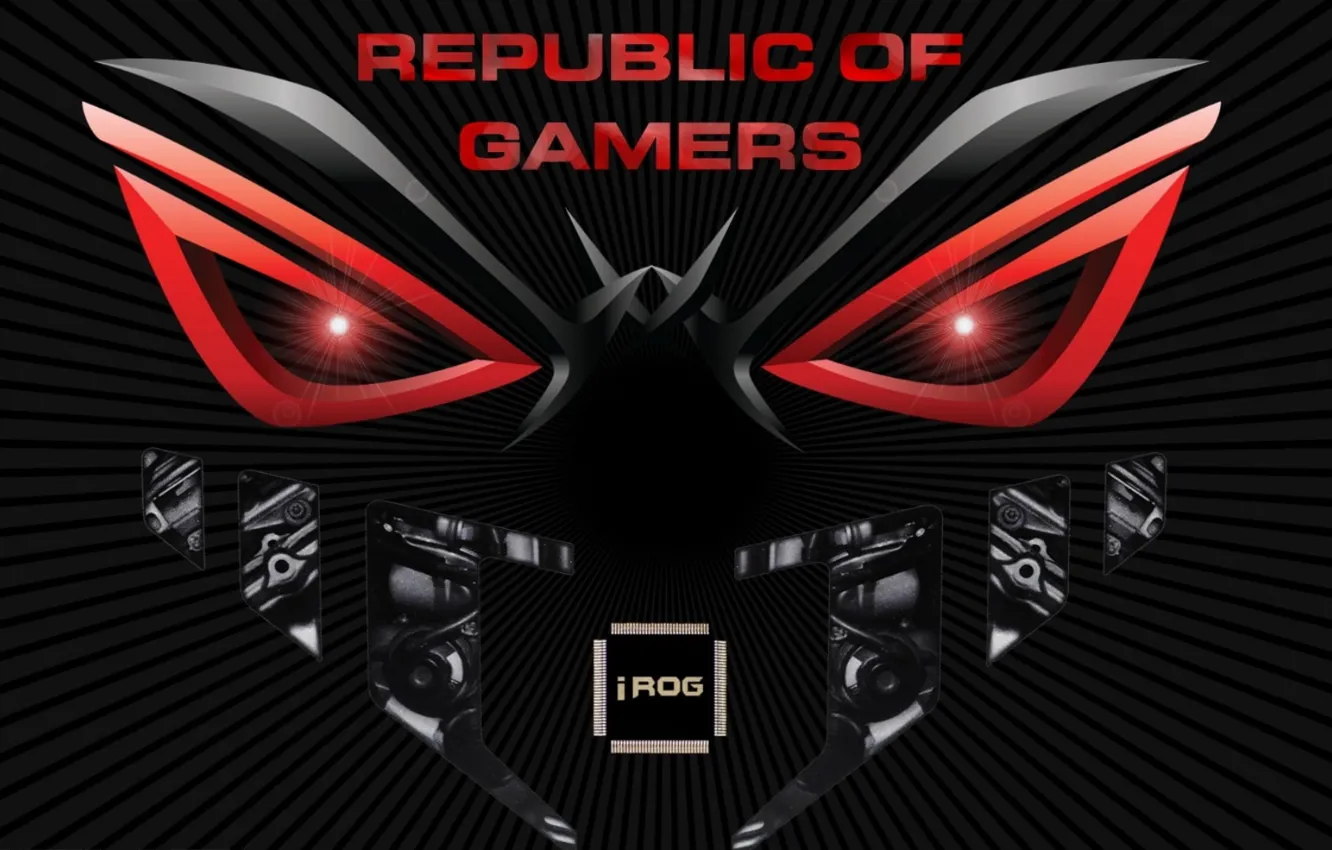 Photo wallpaper red, abstraction, grey, logo, mask, high-tech, Transformers, logo