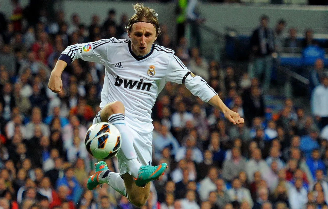 Photo wallpaper football, Real Madrid, Luka Modric