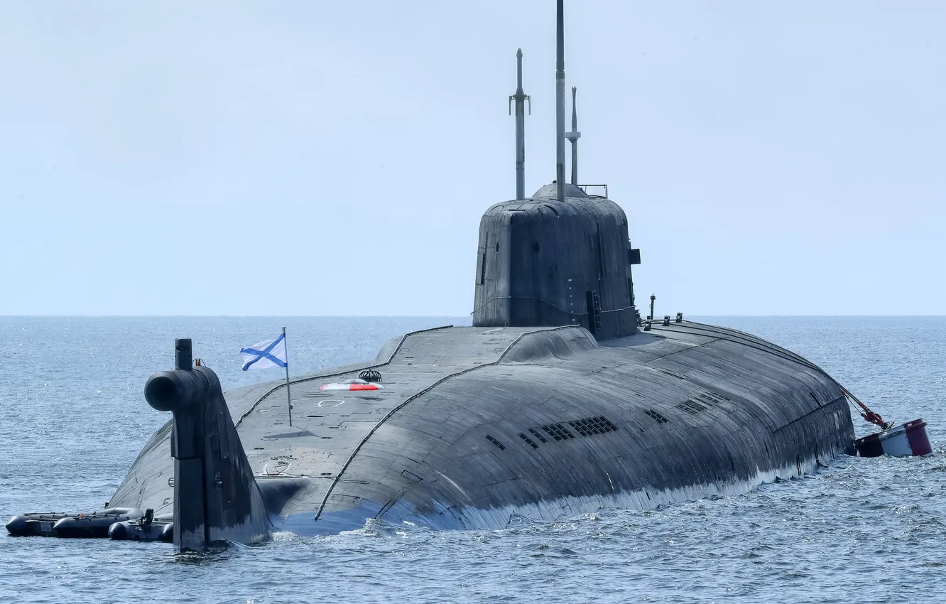 Photo wallpaper eagle, Nuclear submarine, the project 949A