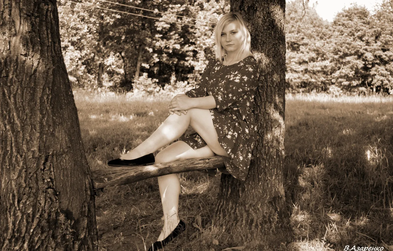 Photo wallpaper erotic, girl, nature, sexy, view, beauty, beautiful, cutie