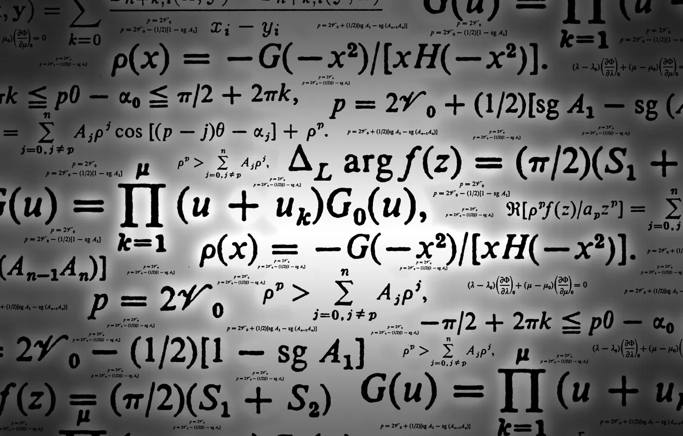 Photo wallpaper background, characters, signs, formula, math, laws, calculations