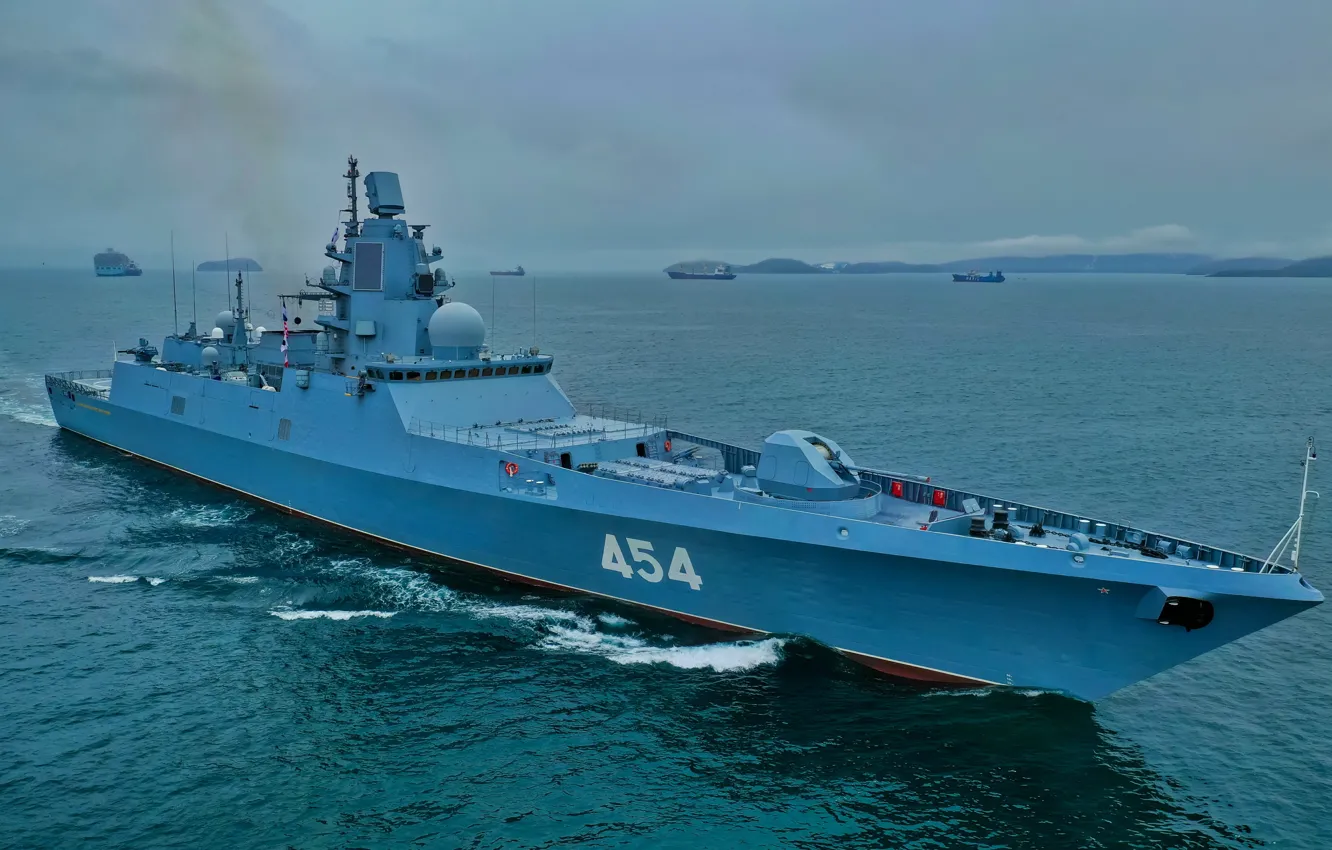 Photo wallpaper ship, frigate, guard, Admiral Of The Soviet Navy Gorshkov Sousa