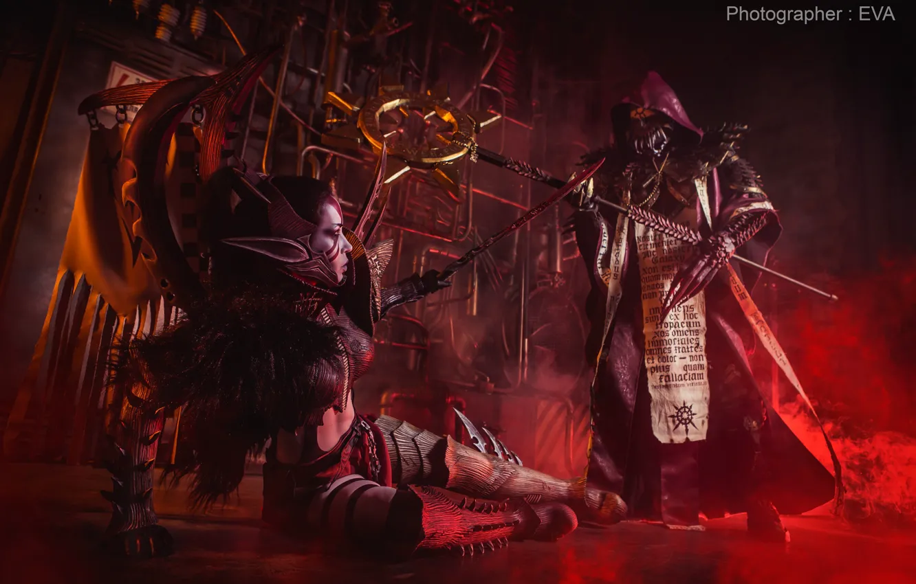 Photo wallpaper girl, warrior, cosplay