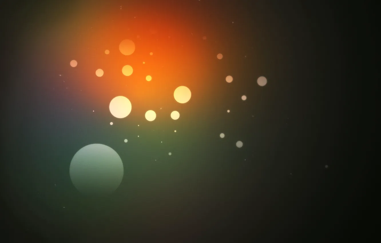 Photo wallpaper circles, abstraction, color, texture