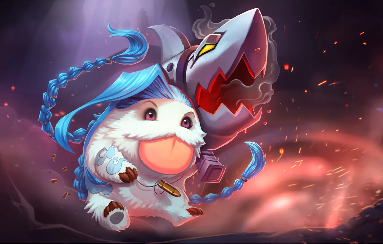 Photo wallpaper language, the game, rocket, animal, game, League of Legends, LOL, League Of Legends