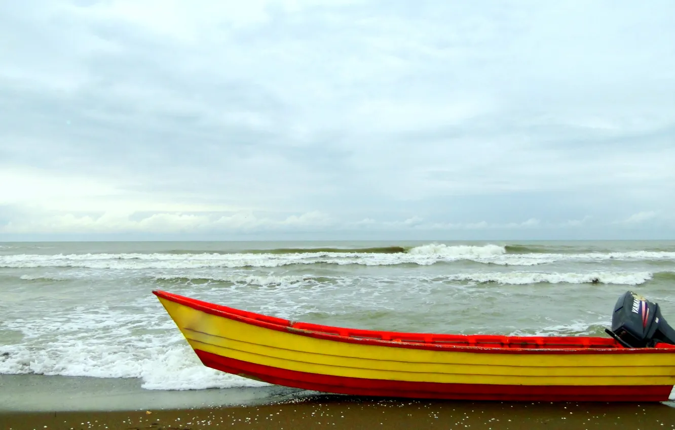 Photo wallpaper sea, Iran, Mazandaran, Khazar