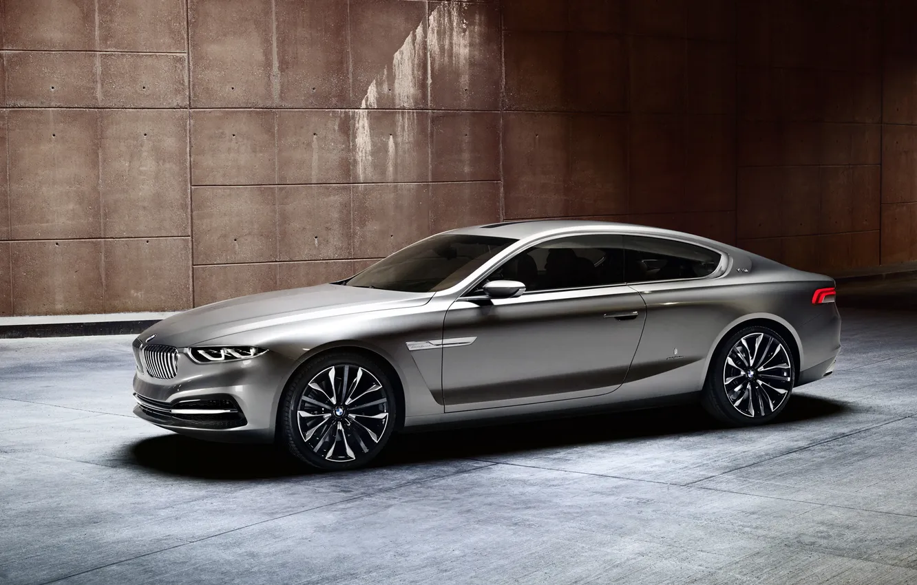 Photo wallpaper BMW, BMW, beautiful, car, side view, Coupe, 2013, Gran Lusso