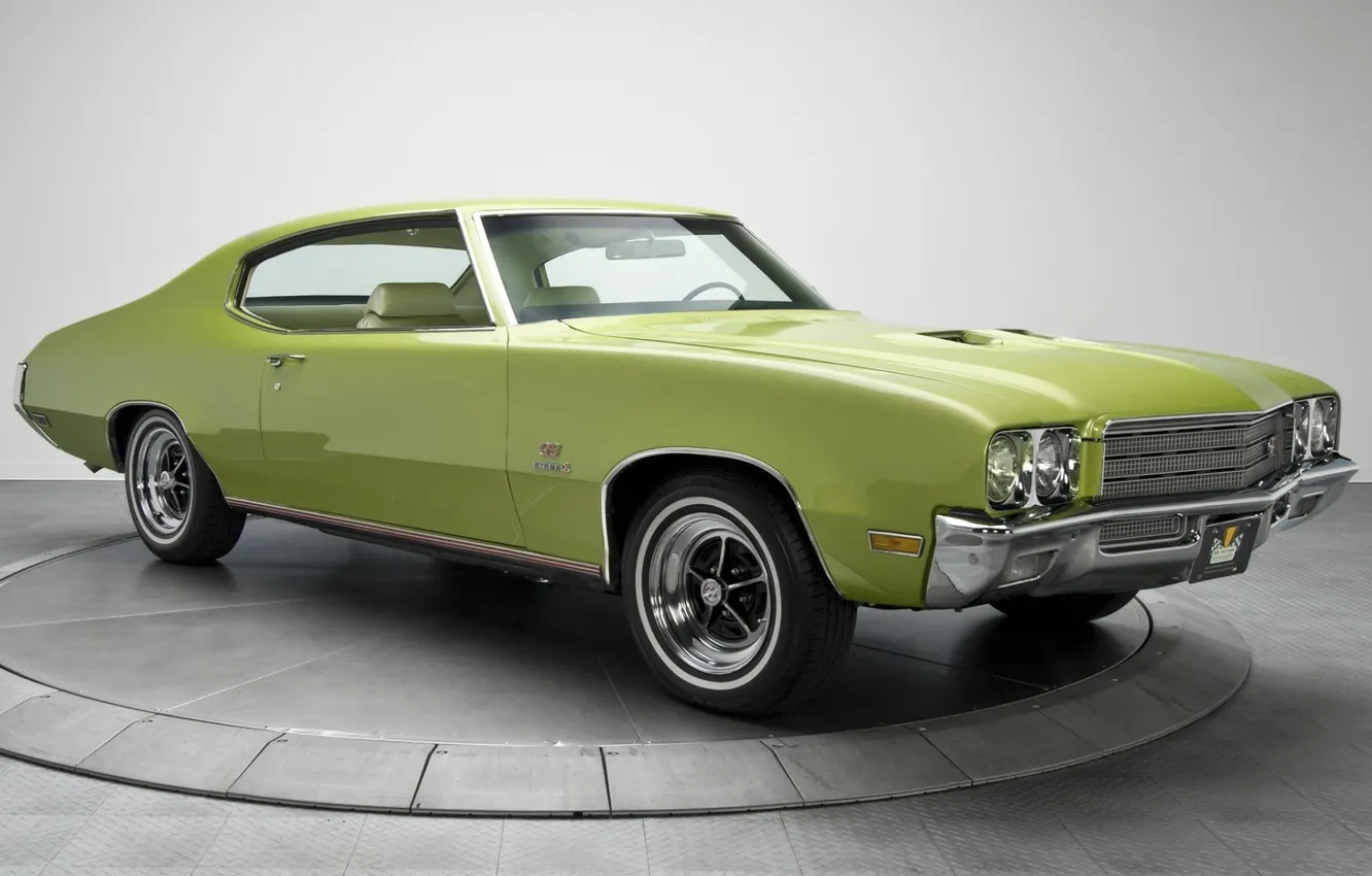 Photo wallpaper Buick, 1971, muscle car, muscle car, the front, Hardtop, Buick, 455