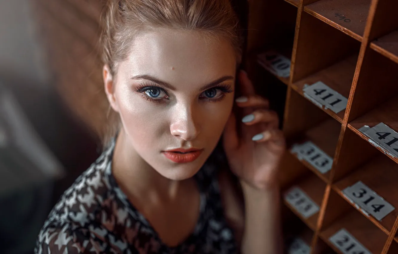 Photo wallpaper look, face, Carla Sonre, Damian Feather